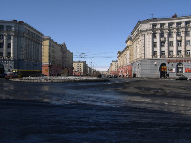 Ленинский проспект Норильска